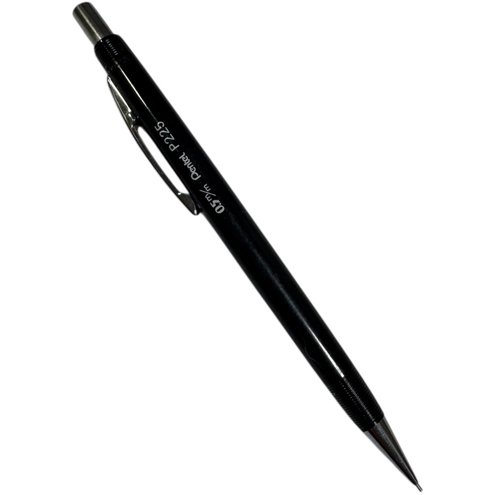 Pentel P225 Mechanical Pencil 0.5mm Drafting‎ Lead Black Classic Vintage